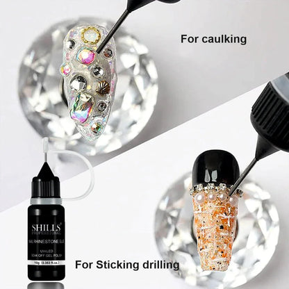 Nail Rhinestone Glue - Shills Professional