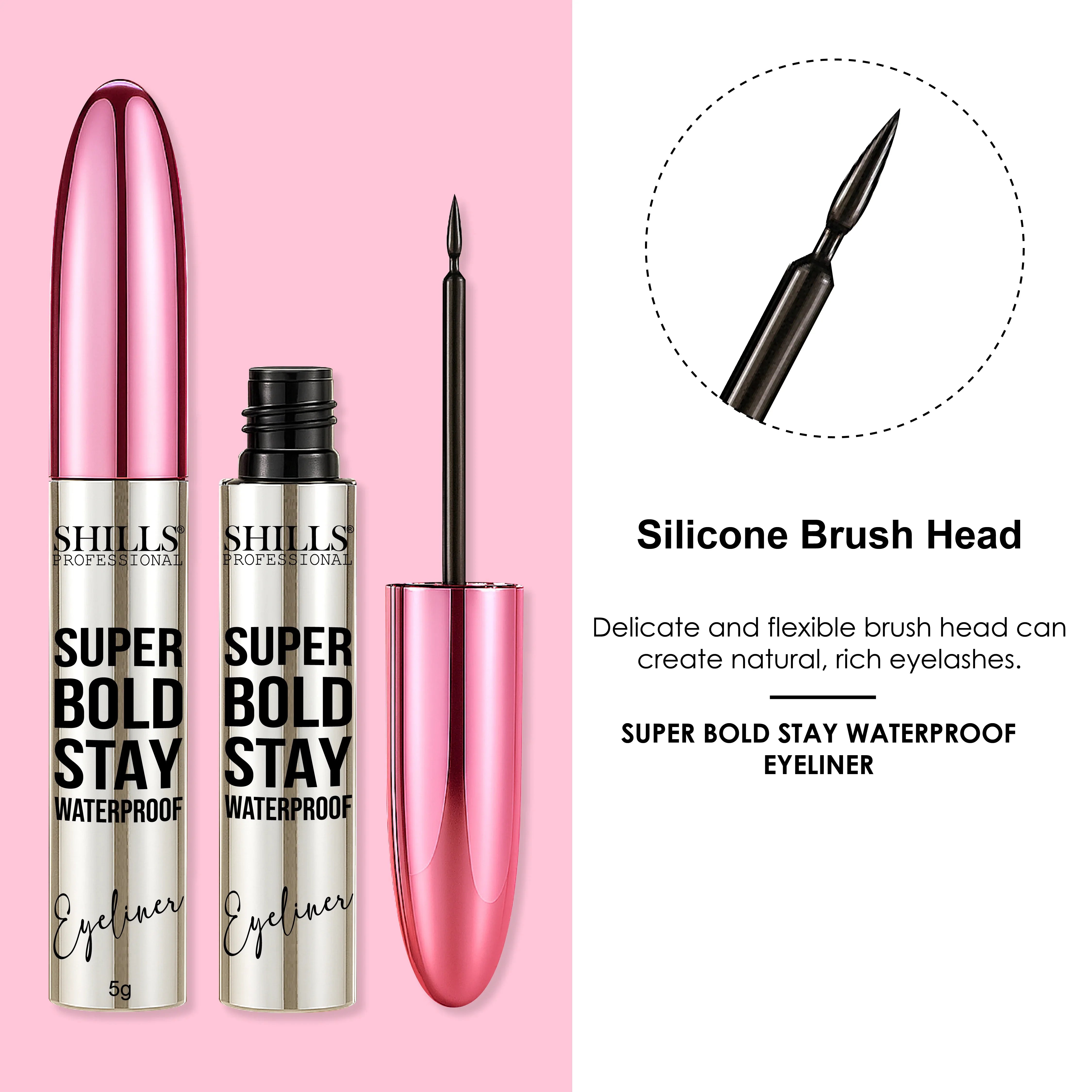 SUPER BOLD STAY EYELINER - Shills Professional