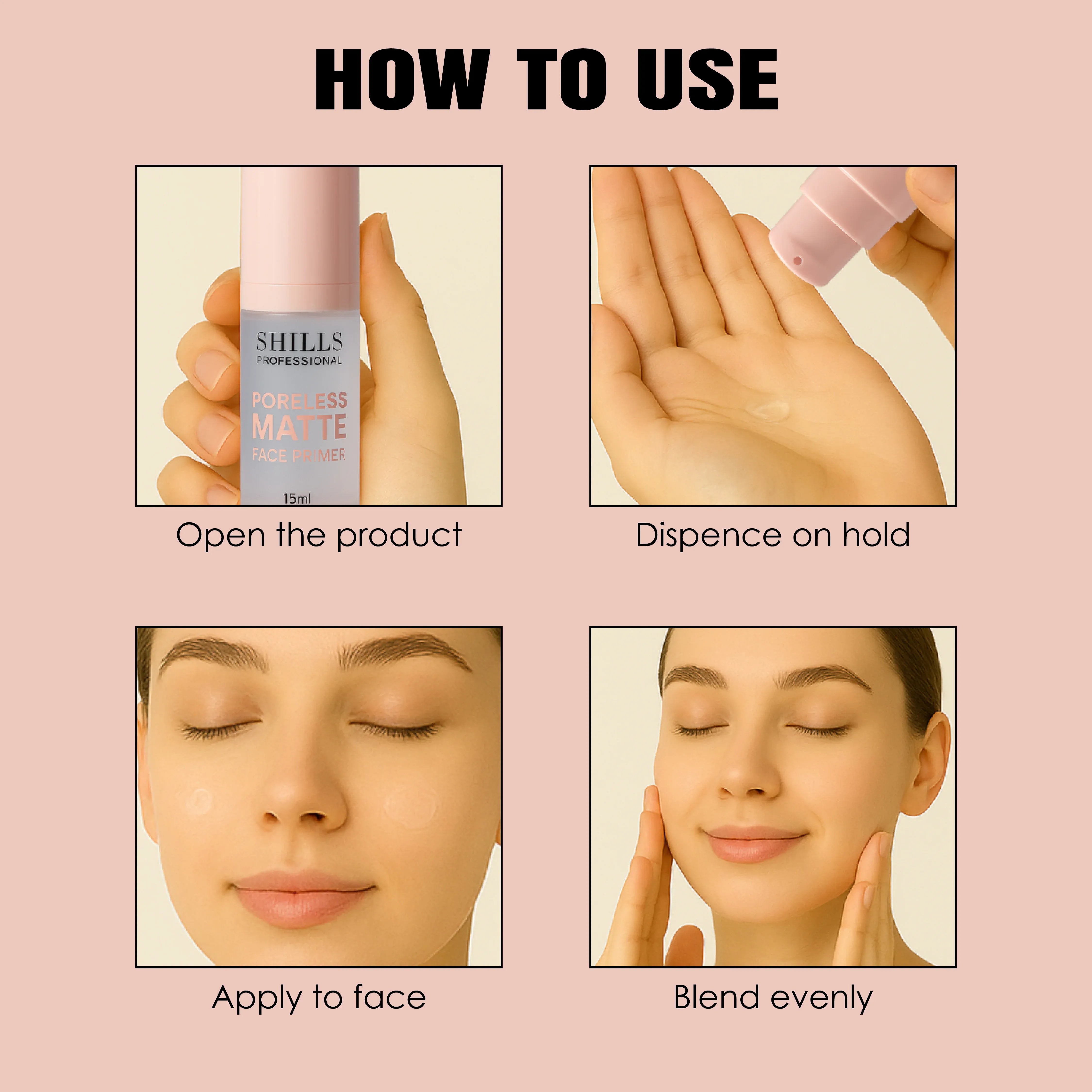 Poreless Matte Face Primer - Shills Professional