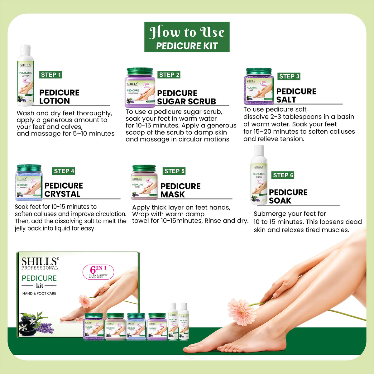Pedicure Kit WHT