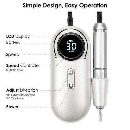 Mellow Edition Nail Drill Machine 30000 RPM - Shills Professional