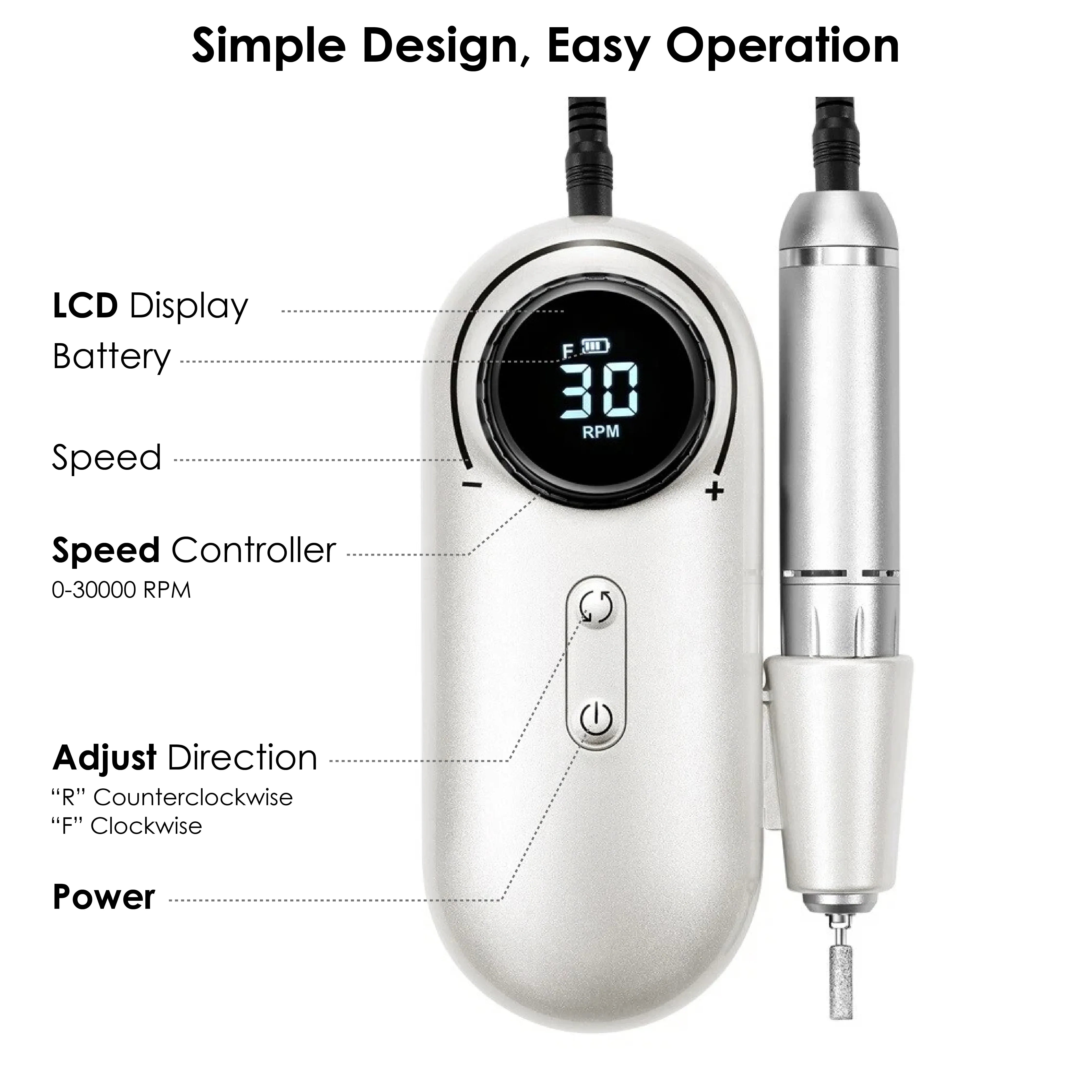 Mellow Edition Nail Drill Machine 30000 RPM - Shills Professional