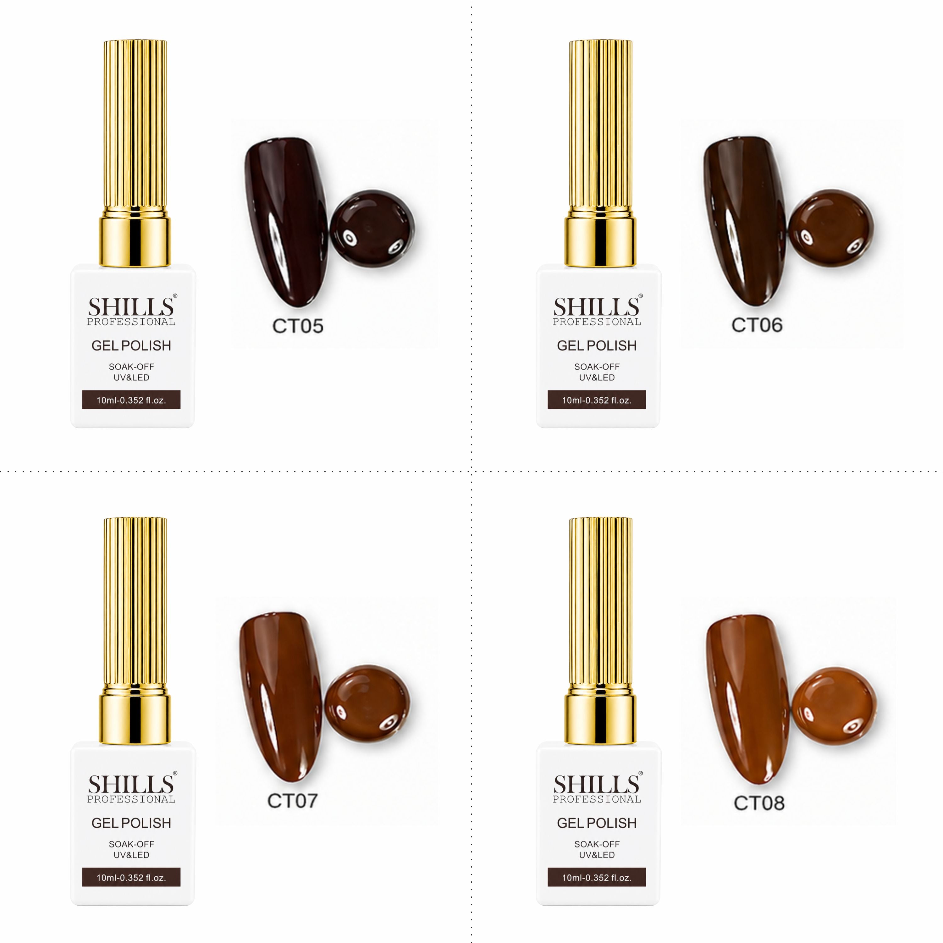 Chestnut Gel Polish Set