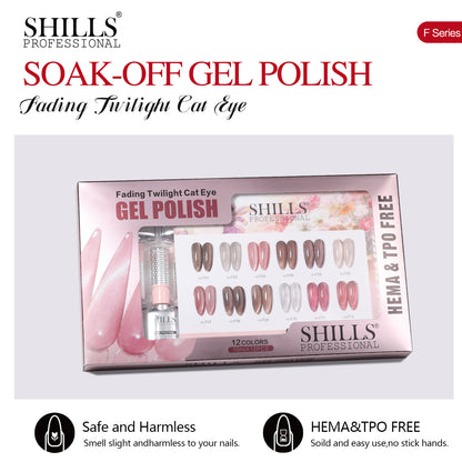 FADING TWILIGHT CAT EYE GEL POLISH SET