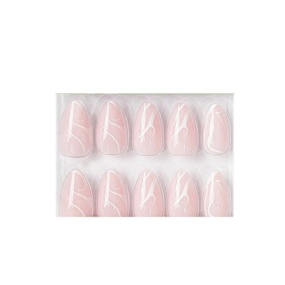 Nail Art Nails Press On Short Almond(SPN687-SPN690)