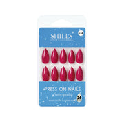 Glossy Solid Color Nails Sharp Almond(SPN631-SPN656) - Shills Professional