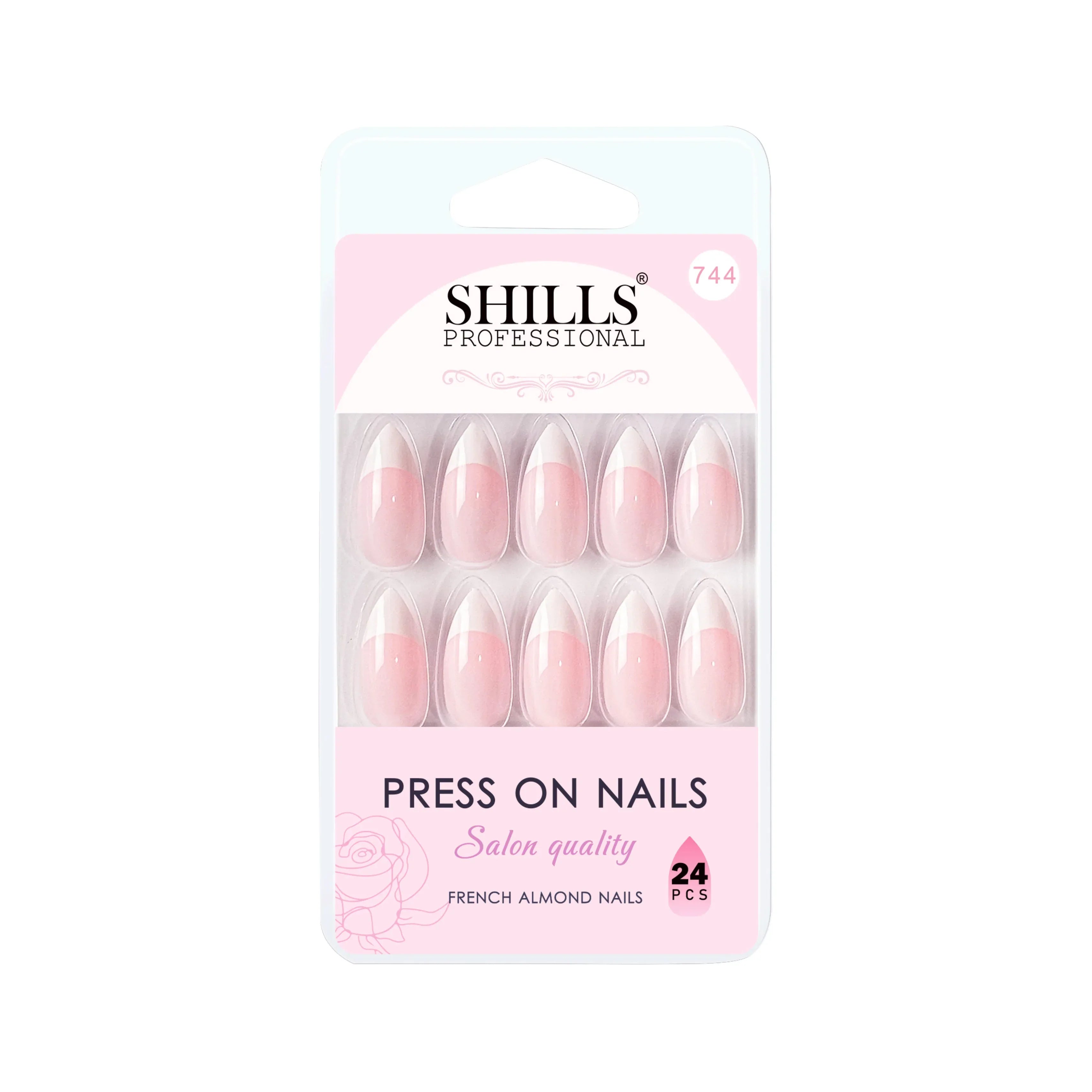 French Nails Sharp Almond (SPN734-SPN746) - Shills Professional