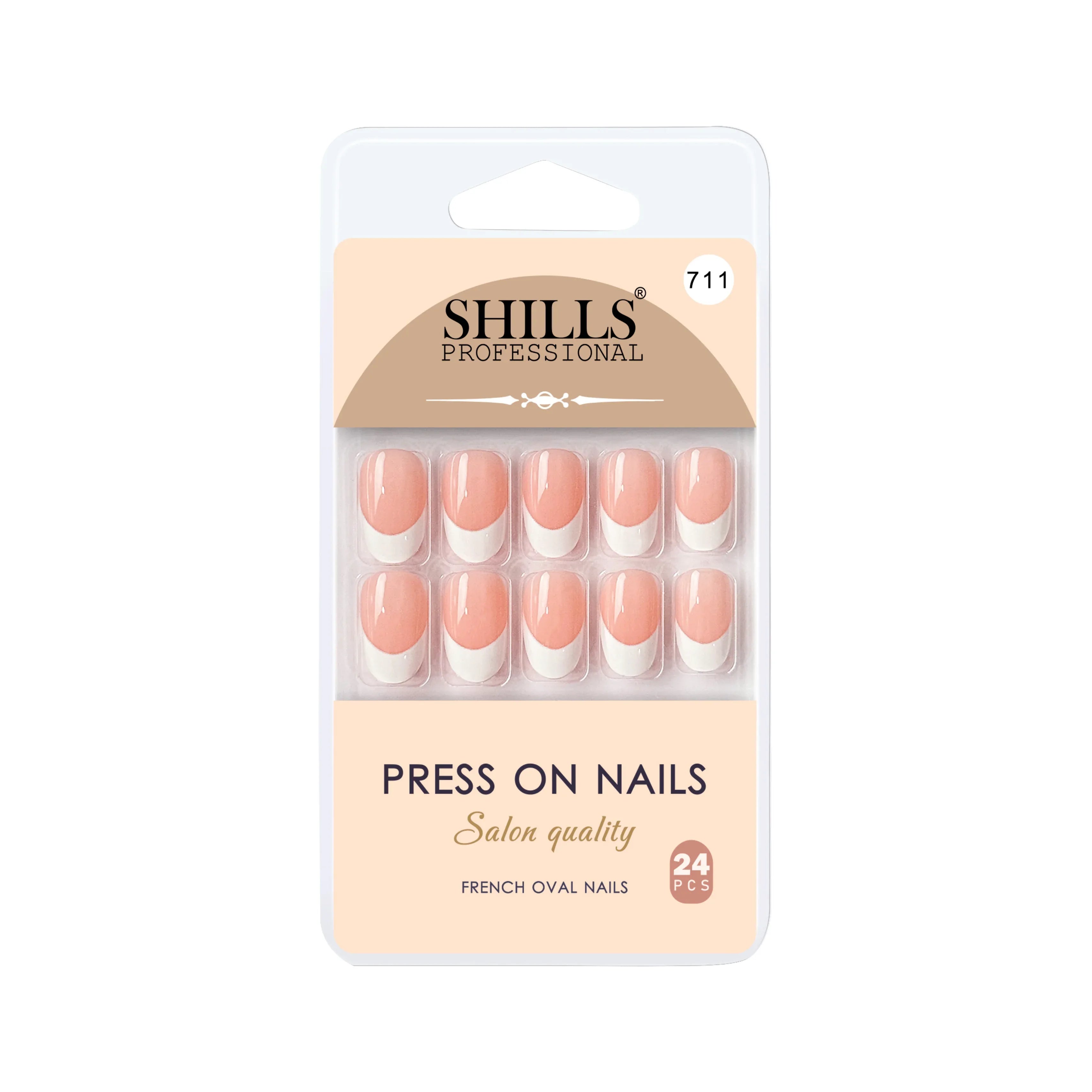 Press On Nail Arts Oval(SPN708-SPN720) - Shills Professional