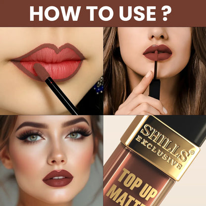 Top Up Matte Lipstick - Shills Professional