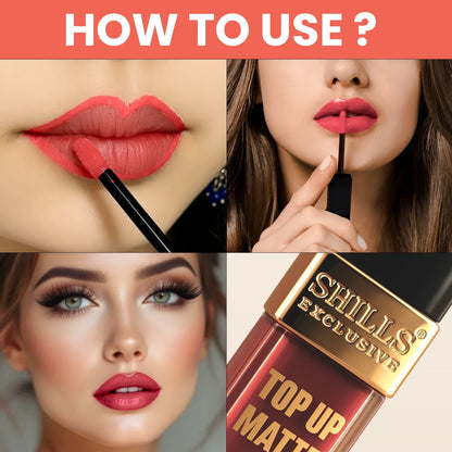 Top Up Matte Lipstick - Shills Professional