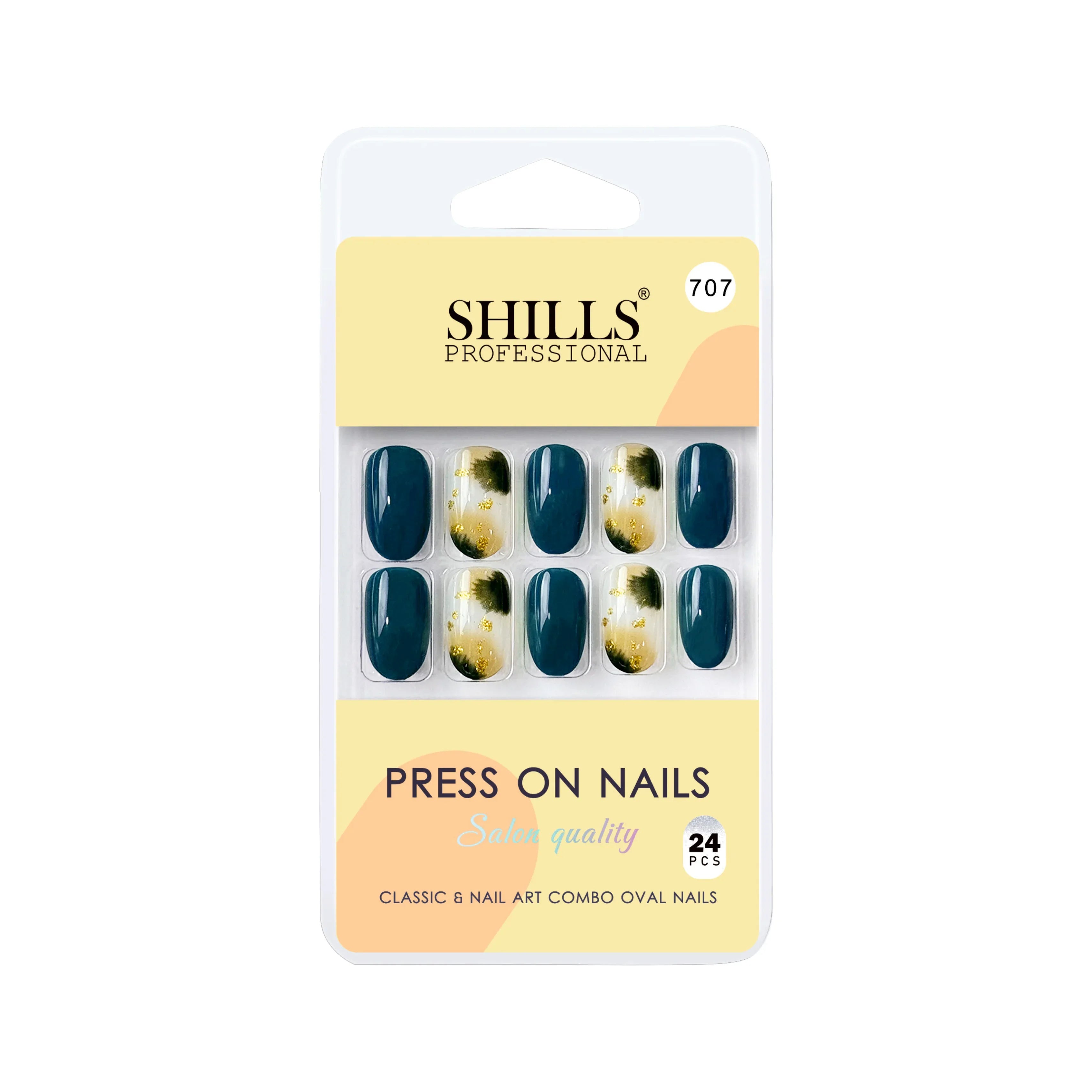 Pure And Nail Art Combo(SPN699-SPN707) - Shills Professional