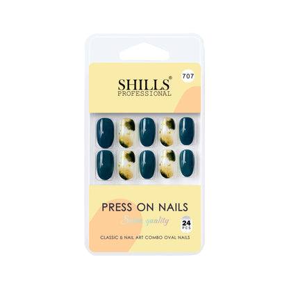 Pure And Nail Art Combo(SPN699-SPN707) - Shills Professional