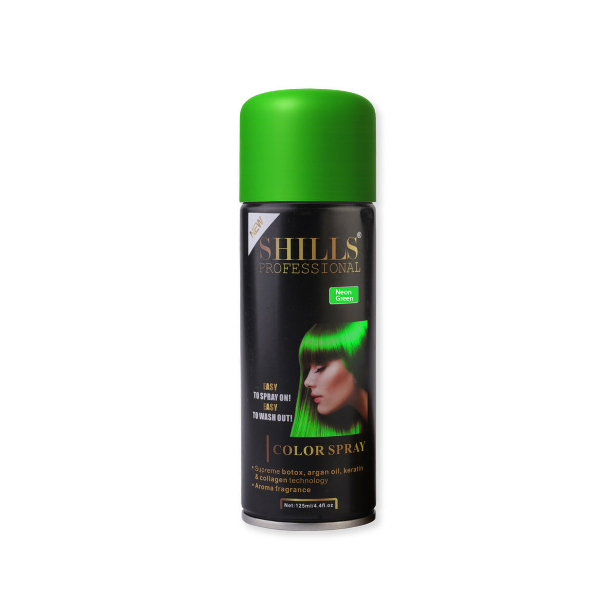 Color Hair Spray-Neon Green NGRN
