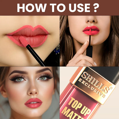 Top Up Matte Lipstick - Shills Professional
