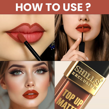 Top Up Matte Lipstick - Shills Professional
