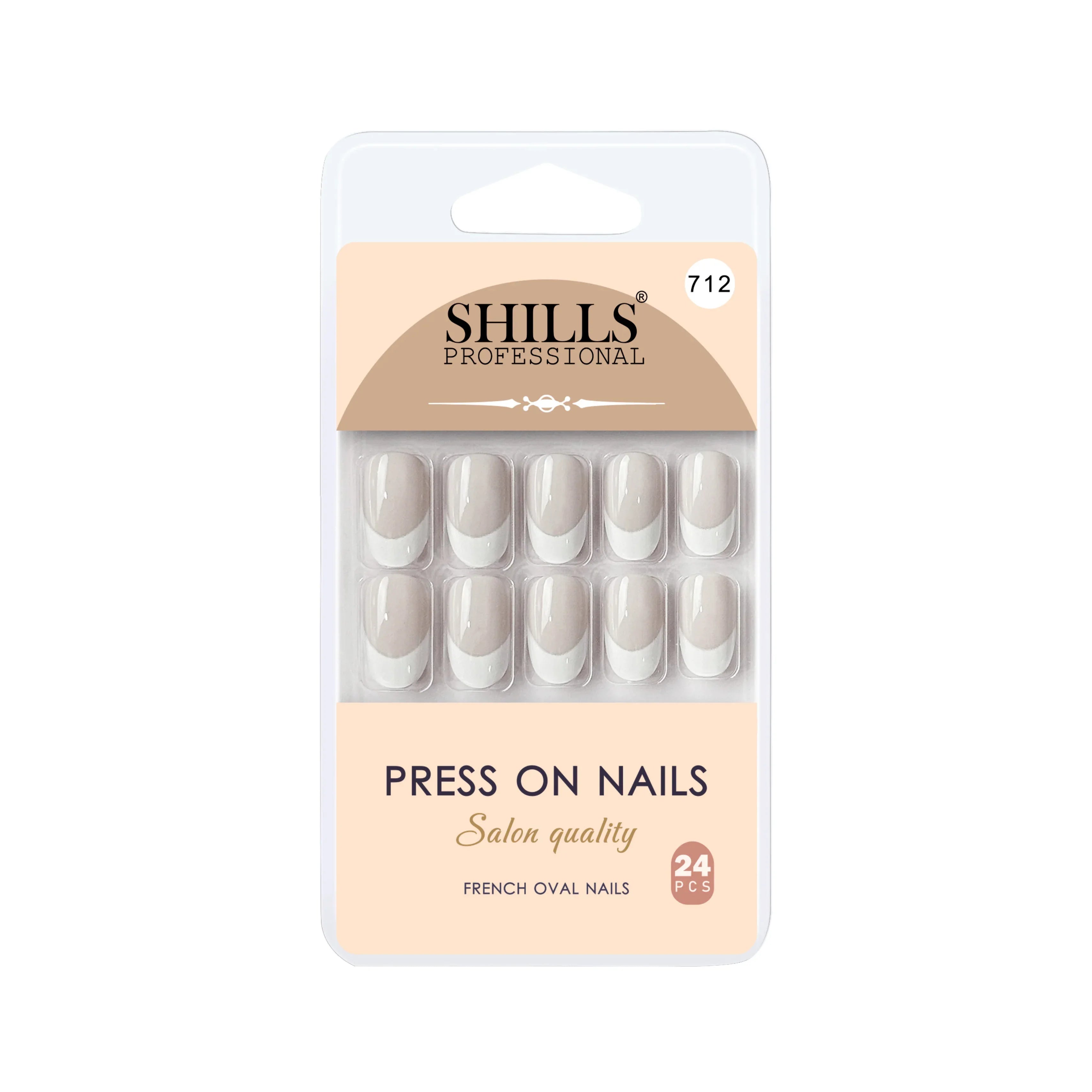 Press On Nail Arts Oval(SPN708-SPN720) - Shills Professional