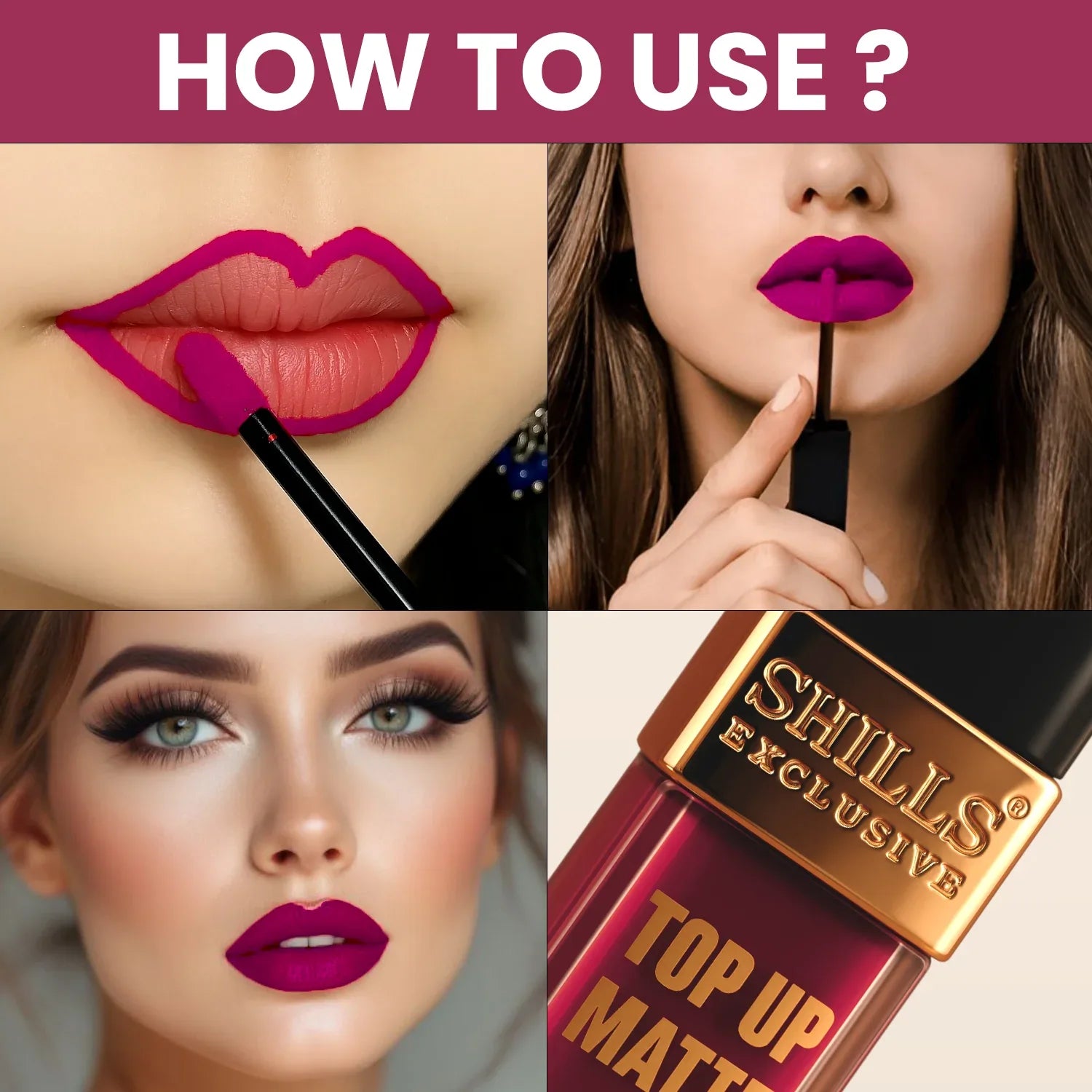 Top Up Matte Lipstick - Shills Professional