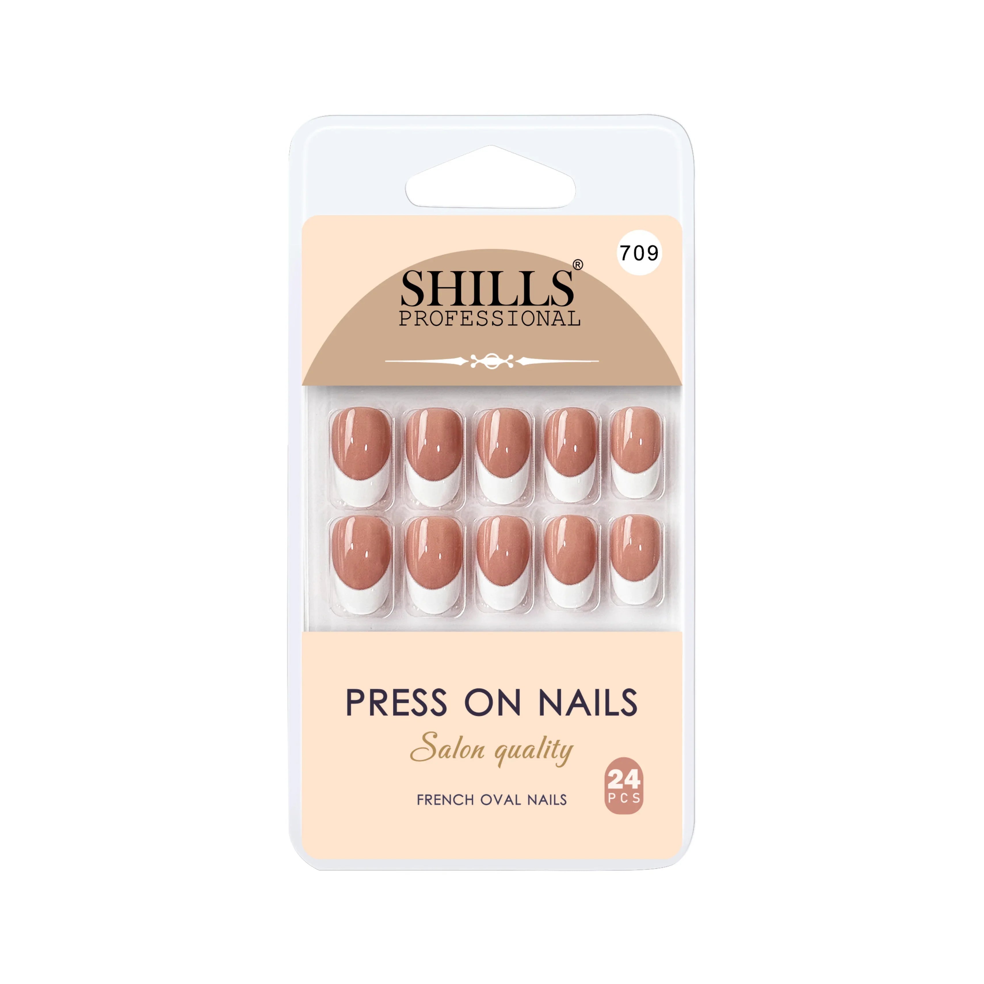 Press On Nail Arts Oval(SPN708-SPN720) - Shills Professional