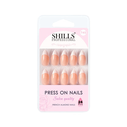 French Nails Sharp Almond (SPN734-SPN746) - Shills Professional