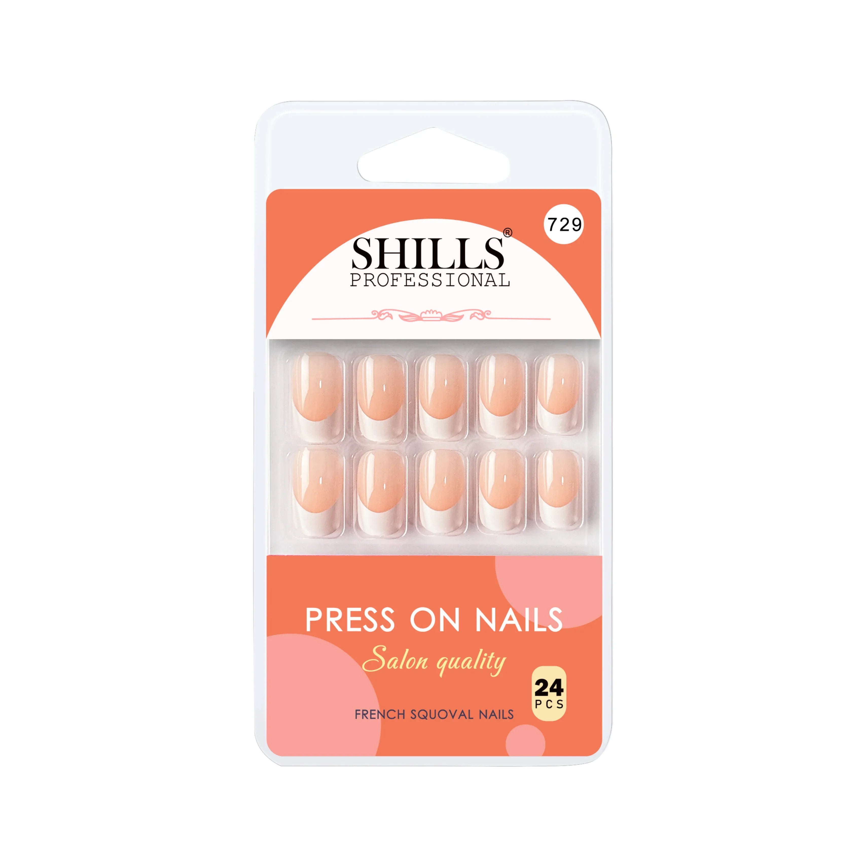 French Nails Squoval(SPN721-SPN733) - Shills Professional