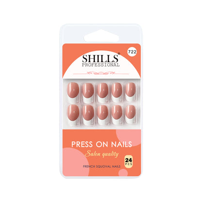 French Nails Squoval(SPN721-SPN733) - Shills Professional