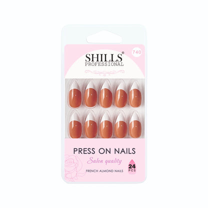 Press On Nails French Almond (spn734-spn746)