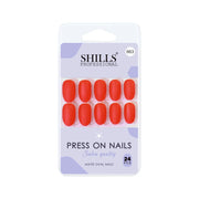 Matte Solid Color Nails Oval(SPN657-SPN666) - Shills Professional