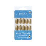 Glossy Solid Color Nails Sharp Almond(SPN631-SPN656) - Shills Professional