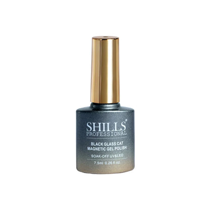 Black Glass Cat Magnetic Gel Polish - Shills Professional