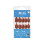 Glossy Solid Color Nails Sharp Almond(SPN631-SPN656) - Shills Professional