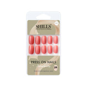 Glossy Solid Color Nails Square(SPN579-SPN604) - Shills Professional