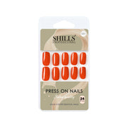Glossy Solid Color Nails Square(SPN579-SPN604) - Shills Professional