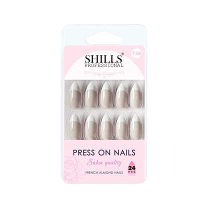 French Nails Sharp Almond (SPN734-SPN746) - Shills Professional