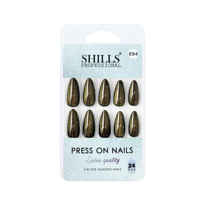 Cat Eye Nails(SPN693-SPN698) - Shills Professional