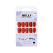 Matte Solid Color Nails Oval(SPN657-SPN666) - Shills Professional