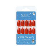 Glossy Solid Color Nails Sharp Almond(SPN631-SPN656) - Shills Professional