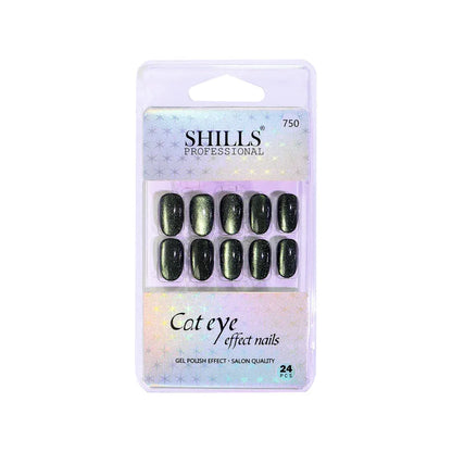 Cat Eye Effect Nails Oval(SPN747-SPN752) - Shills Professional