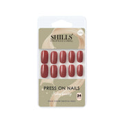 Glossy Solid Color Nails Square(SPN579-SPN604) - Shills Professional