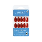 Glossy Solid Color Nails Sharp Almond(SPN605-SPN630)