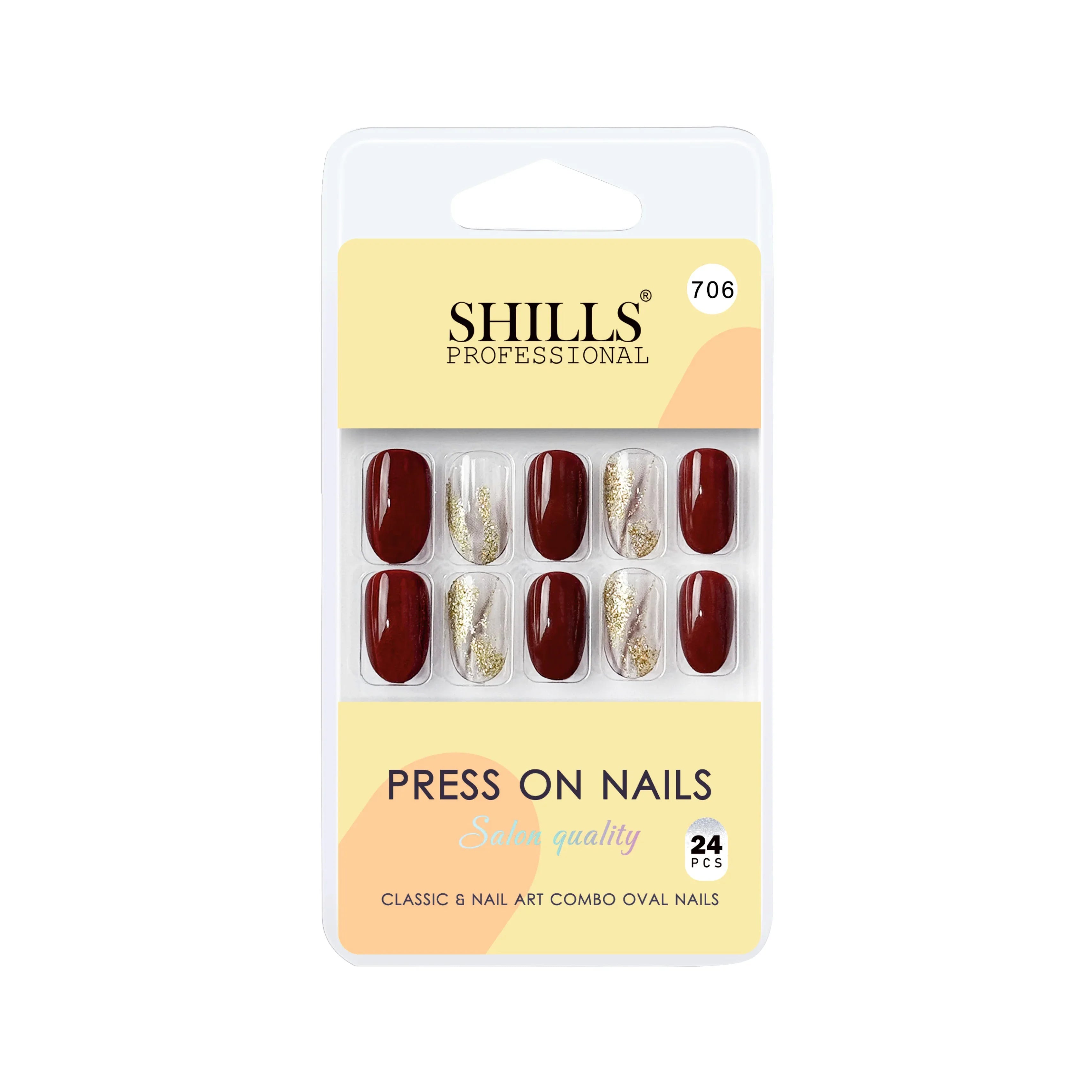 Pure And Nail Art Combo(SPN699-SPN707) - Shills Professional