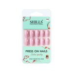 Glossy Solid Color Nails Oval(SPN527-SPN552) - Shills Professional
