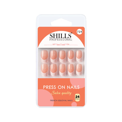 French Nails Squoval(SPN721-SPN733) - Shills Professional