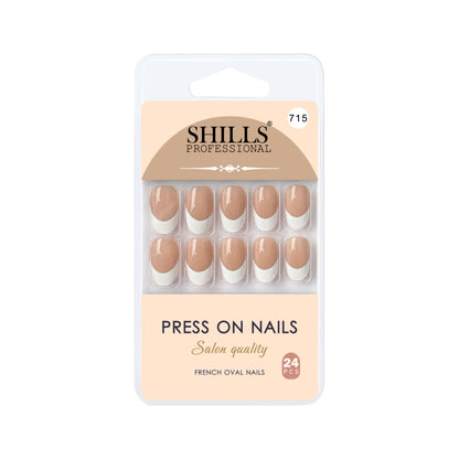 Press On Nail Arts Oval(SPN708-SPN720) - Shills Professional