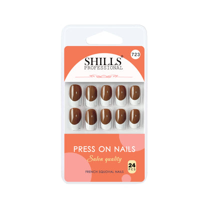 French Nails Squoval(SPN721-SPN733) - Shills Professional