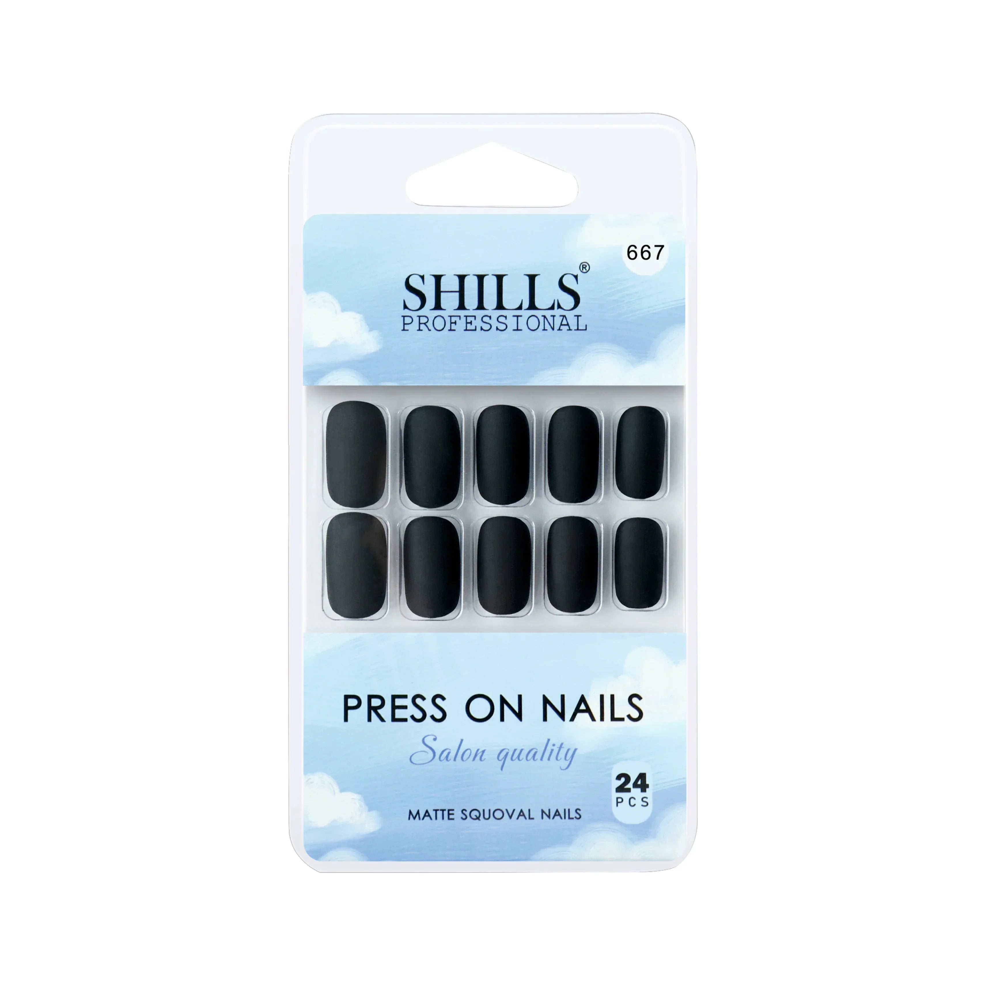 Matte Solid Color Nails Square(SPN667-SPN676) - Shills Professional