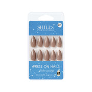 Glossy Solid Color Nails Sharp Almond(SPN605-SPN630)