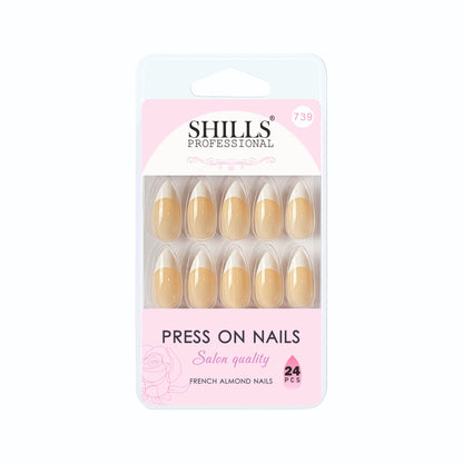 Press On Nails French Almond (spn734-spn746)