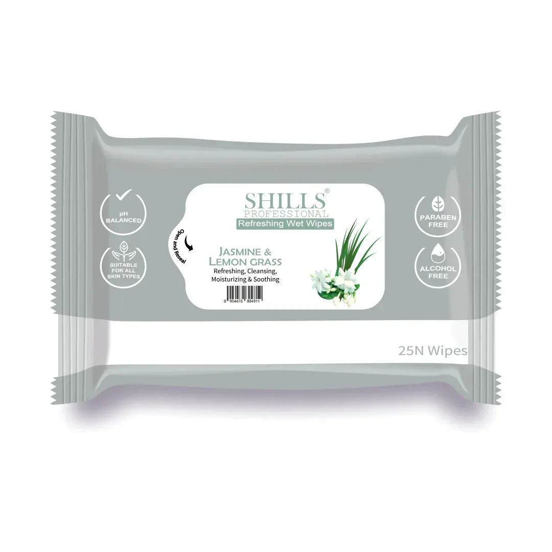 Wet Wipes Jasmine & Lemon - Shills Professional