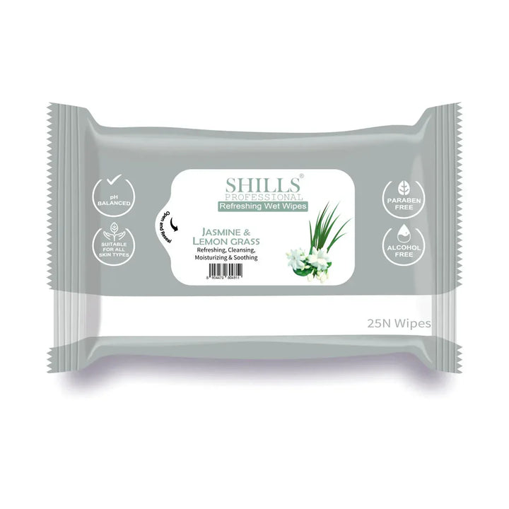 Wet Wipes Jasmine & Lemon - Shills Professional