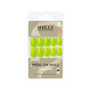 Glossy Solid Color Nails Square(SPN579-SPN604) - Shills Professional